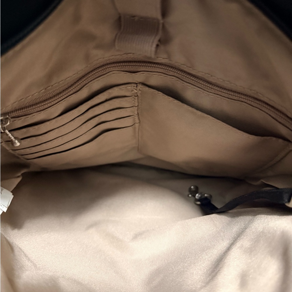Baggallini Big Zipper Bag Black EUC - Picture 6 of 8